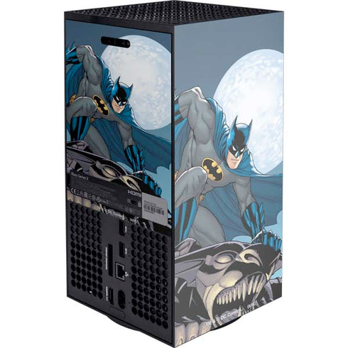 DC Comics Batman Watches Over the City XBox Series X Digital Edition Console Skin